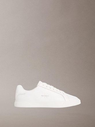 Calvin Klein Brooke - Leren sneakers met Signature logo