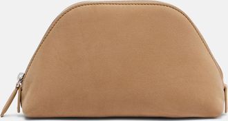 The Row Devon Mini leather clutch