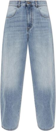 R&oacute;he Straight Jeans - Dames - Loose Fit Jeans - Blauw - L - Jeans