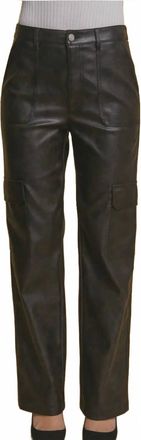 Love Tree Stuck In The 90S Leather Pants In Black