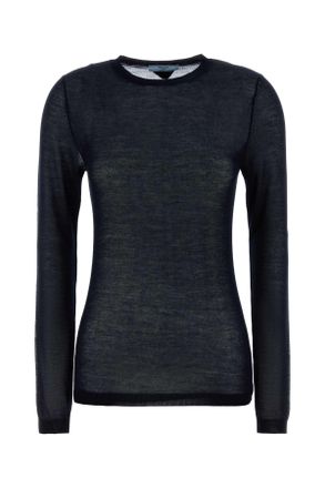 Prada Midnight Blue Cashmere Blend Sweater