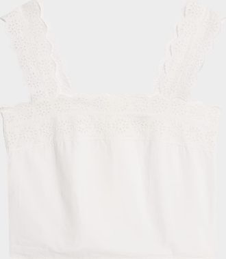 Frame Denim The Eyelet Tank Top