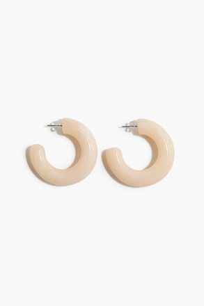 H&M Hoop-Ohrringe - Cremefarben