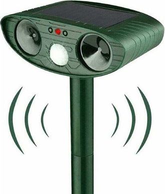 OEM Repelente Ultras&oacute;nico Para Gatos, Repelente Solar Para Gatos, Repelente Ultras&oacute;nico Para Roedores Con Detector De Movimiento, Repelente Impermeable Pa