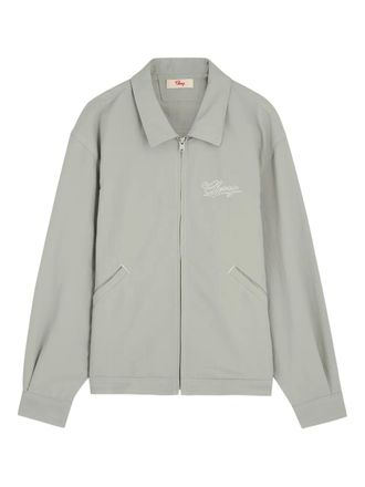 Cherry Los Angeles collared logo jacket - Grijs