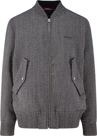 Gucci Reversible Wool And Nylon Jacket-Uomo