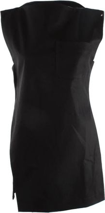 Sportmax Marat Dress - Dames - Korte kleedjes - Zwart - 2XS - Katoen - Kleedjes