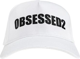 Dsquared2 Cappello da baseball con logo - Bianco