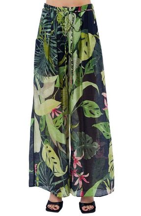 Ciebon Thom Floral Print Maxi Skirt in Black Multi at Nordstrom, Size X-Small