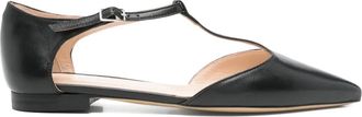 P.A.R.O.S.H. leather ballet flats - Black