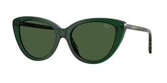 Burberry BE4457F Asian Fit 416271 Womens Sunglasses Green Size 55