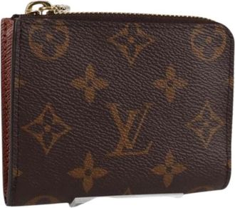 Louis Vuitton Pre-owned Wallets, female, Brown, Size: ONE SIZE Pre-owned Vintage Canvas Wallet
