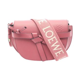 Loewe Pre-owned Vintage Small Gate Dual Bag - Dames - Pre-owned - Roze - Maat: ONE Size Leer