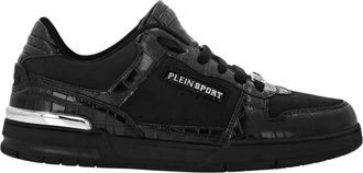 Plein Sport Lo-Top Sneakers - unisex - Skateschoenen - Zwart - 42 EU - Leer - Fitness