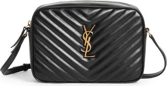 Saint Laurent Lou Leather Camera Bag in Black at Nordstrom