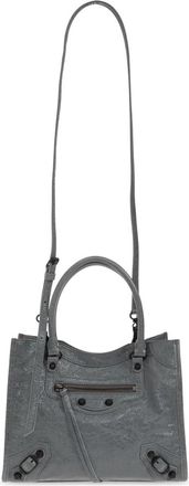 Balenciaga Le City Tote Bag Mini - Dames - Handtassen - Blauw - ONE Size - Katoen - Tassen