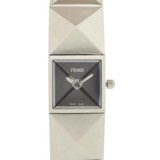 Fendi Pre-owned Vintage Polshorloge - Dames - Pre-owned - Zwart - Maat: ONE Size Taf