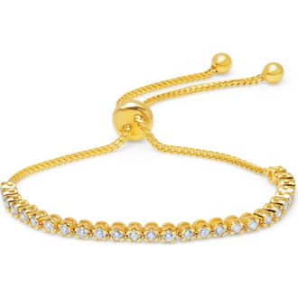 Graziela Diamond Bolo Bracelet in Yellow in Yellow Gold at Nordstrom, Size Medium