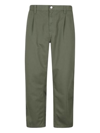 Carhartt Work in Progress pleated straight-leg trousers - Green