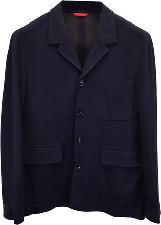 Carolina Herrera Jacket in Navy Blue Cotton
