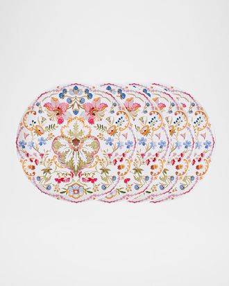 Juliska Sofia Melamine Dinner Plates, Set of 4