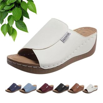 Generic VivaStep Sandals - Ergonomic & Non-Slip Sandals for Pain Relief, Viva Step Sandal Orthopedic Comfort Slippers (White, Adult, Women, 6, Numeric, UK Foo