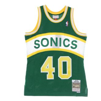 Mitchell & Ness Sportswear, male, Green, Size: S Seattle Supersonics Basketball Tank Top
