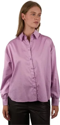 Caroline Biss Caroline Biss, Overhemden, Dames, Paars, 2Xl, Katoen, Blouses & Shirts