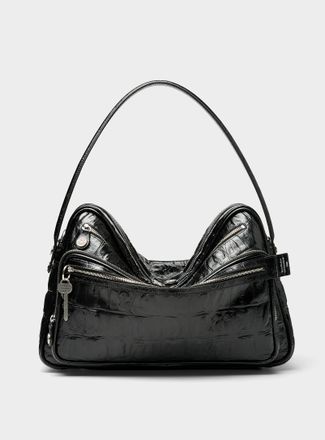 Acne Studios Mens Camero faux-croc leather purse