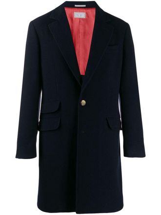 Brunello Cucinelli Cappotto monopetto - Blu