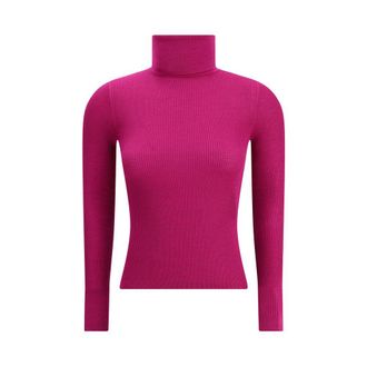 Saint Laurent Multicolor Wool Womens Turtleneck