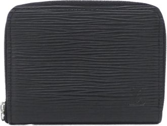 Louis Vuitton Epi Black Leather Coin Purse/Coin Case (Pre-Owned)