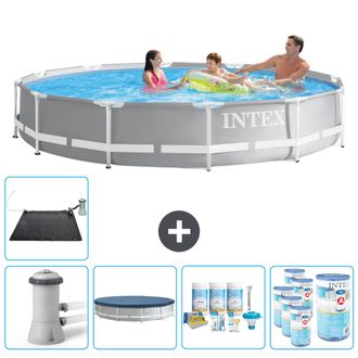 Intex Piscina Prism Frame Redonda - 366x76 Cm - 8-piezas Scb18