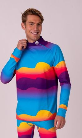 OOSC Baselayer Top - Mambo Sunset Mens in Multi-Colour at Nordstrom, Size Small