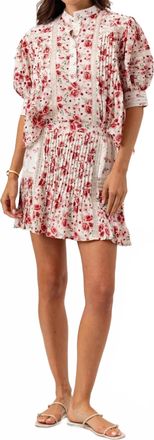Sundays Havara Pleated Top In Rose