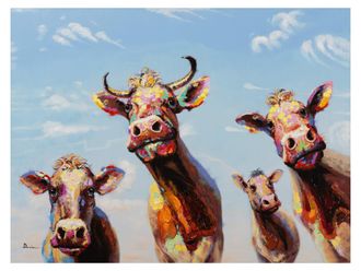 Schubiger M&ouml;bel Bild Lustige K&uuml;he 2