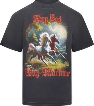Deus Hombre, Camisetas, Negro, Talla: L