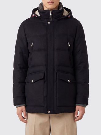Brunello Cucinelli Parka imbottito in lana con cappuccio amovibile