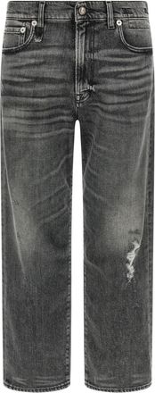 R13 Grey Boyfriend jeans