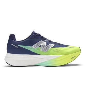 New Balance Uomo FuelCell SuperComp Elite v5 in Viola/Verde, Sintetica, Taglia 40.5