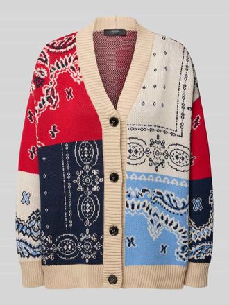 Max Mara Oversized Cardigan aus reiner Baumwolle Modell BAOBAB in Blau, Gr&ouml;&szlig;e L