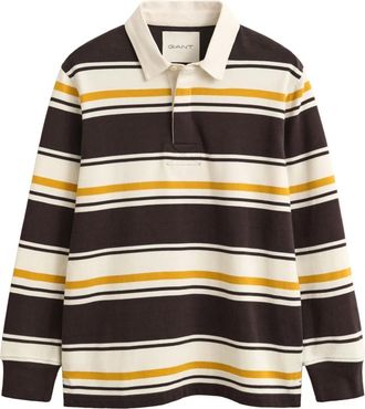 GANT Polo Rugby Pesante a Righe - - Tops - Uomo - Multicolore - XL