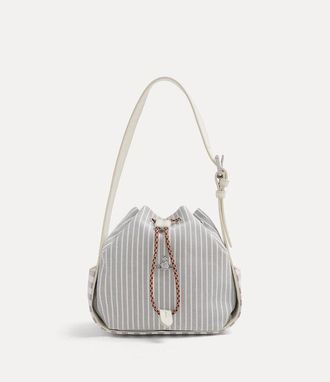 Vivienne Westwood Stacey Bucket Bag Classic Oxford Shirt Multi
