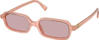 Miu Miu MU11ZS 20I60V Womens Sunglasses Pink Size 51