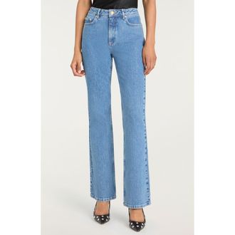 Cinq &agrave; Sept Stevie Flare Jeans in Blue Mirage at Nordstrom, Size 10