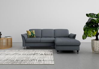 Sit&more Ecksofa »Maggiore L-Form« wahlweise mit Kopfteilverstellung, Bettfunktion und Bettkasten