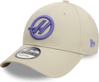 New Era Haas F1 Team 9TWENTY Baseball Cap, Stone, Adjustable