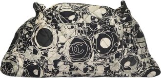 Chanel Black Silk Shoulder Bag (Pre-Owned)