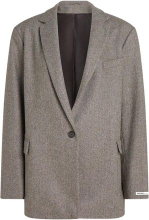 Penn & Ink W26N1775 Blazer - Dames - Jassen - Bruin - Maat: L Wol