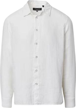 Rag & Bone Rag Bone Overhemden wit - Heren - Casual Overhemden - Wit - S - Overhemden